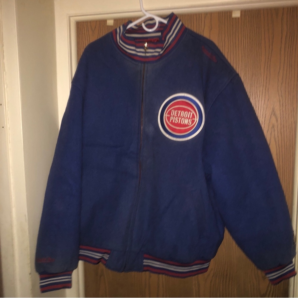 MITCHELL&NESS DETROIT PISTONS BADBOYS 1989-90 CHAMPS WOOL AUTHENTIC JACKET